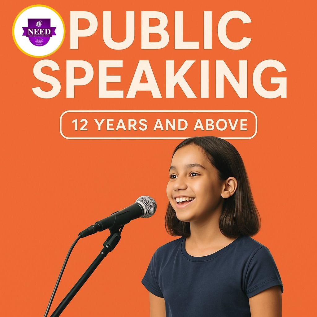 Personalized Public Speaking curriculum built around Learners needs cover