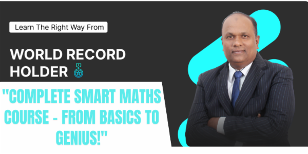 "Complete Smart Maths Course – From Basics to Genius!" cover