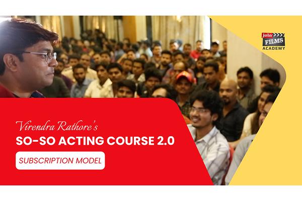 SOSO Acting Course 2.O cover