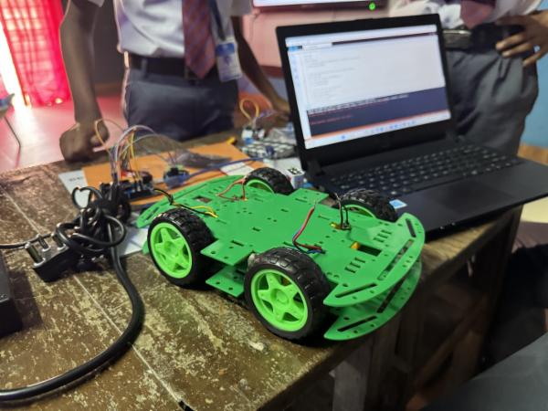 GESTURE CONTROLLED CAR cover