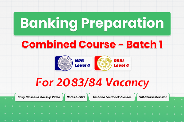 Banking Preparation Combined Batch 1 (RBB & NRB) for 2083 - 84 cover