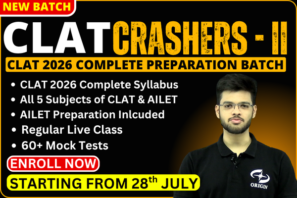 CLAT Crashers II - The Unconventional Preparation cover