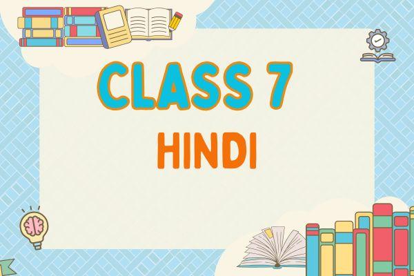 Class 7 - 3rd Language Hindi Karnataka State Board cover