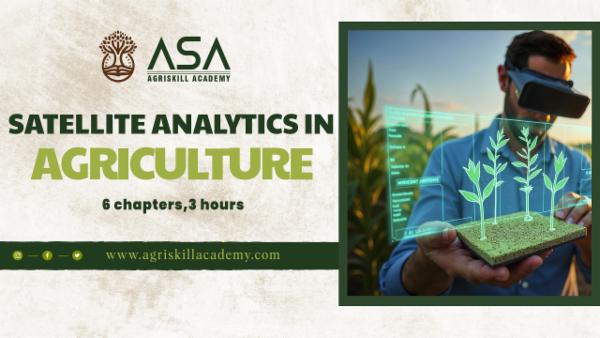 Satellite analytics in agriculture cover