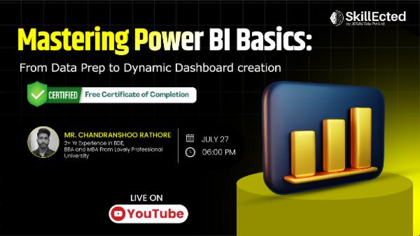 Mastering Power BI Basics – From Data Prep to Dynamic Dashboard Creation! cover