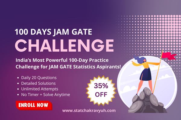 100 Day JAM GATE Statistics Challenge cover