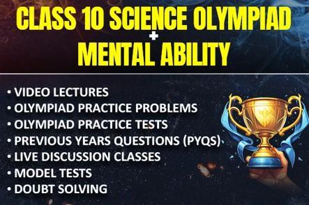 Class 10 Science Olympiad + Mental Ability cover