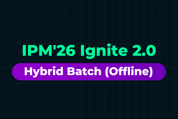 IPM'26 Offline Batch - Noida cover