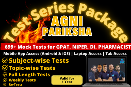 Agni Pariksha - Test Series Package | 699+ Mock Tests for GPAT, NIPER, DI, PHARMACIST cover