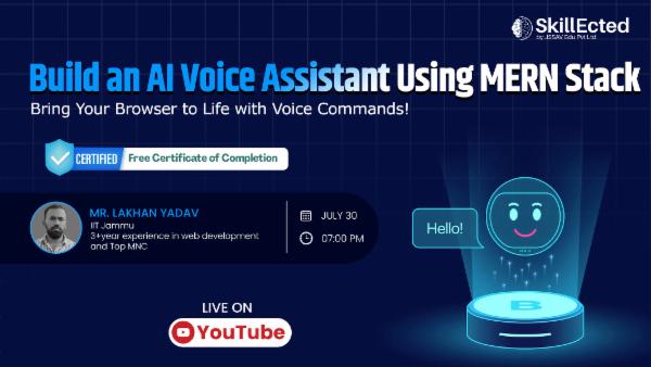 Build an AI Voice Assistant with MERN Stack! cover