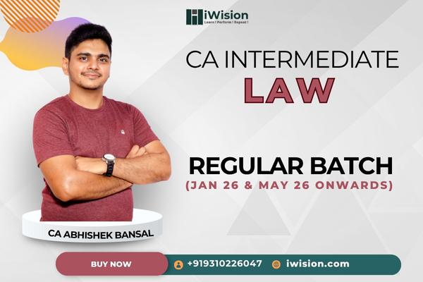 CA Intermediate Law cover