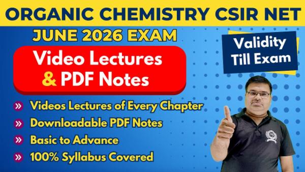 Video Lectures CSIR NET June 2026 Organic Chemistry (Validity Till Exam) cover