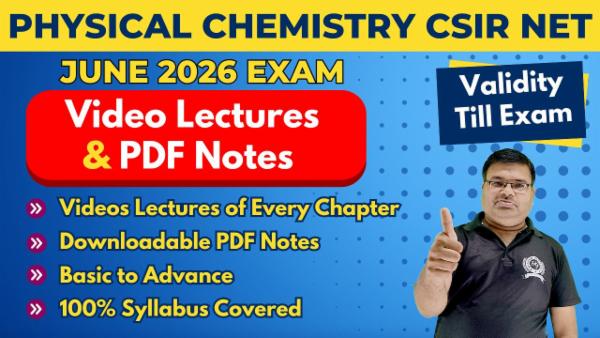 Video Lectures CSIR NET June 2026 Physical Chemistry (Validity Till Exam) cover