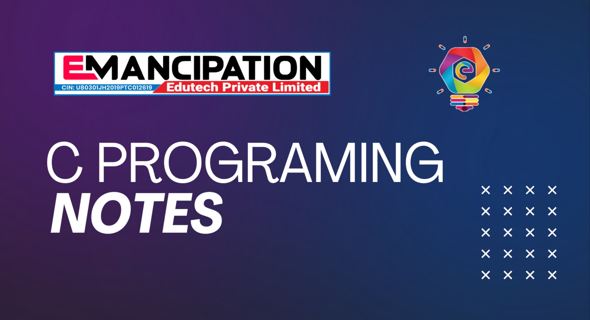 C Programming Notes cover