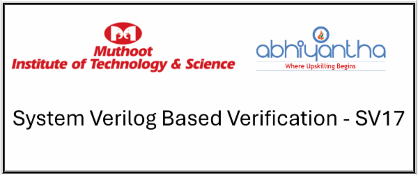 System Verilog Based Verification - SV17 - Muthooth ITS cover