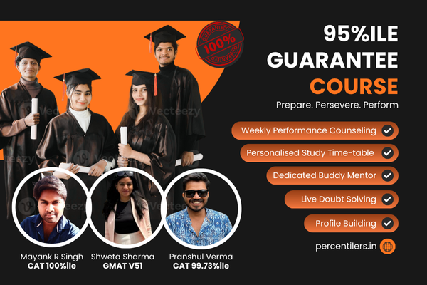 95%ile Guarantee Course 2026 | All MBA Entrance Exams + GD-PI + Profile Building cover