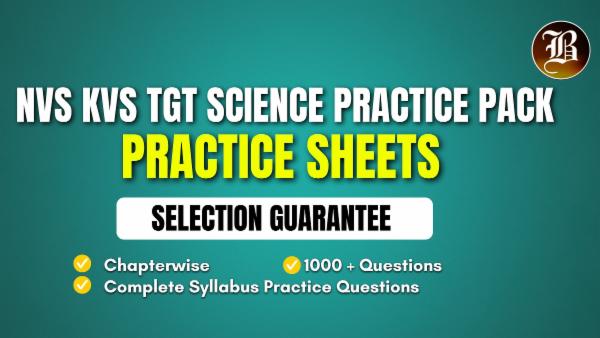 NVS KVS TGT SCIENCE SELECTION GUARANTEE PRACTICE SHEET PACK cover