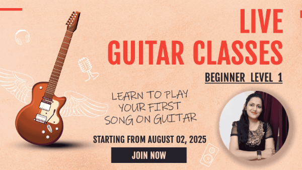 AUGUST 2025 - LIVE GUITAR CLASSES - LEVEL 1 cover