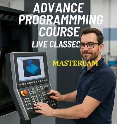 MASTERCAM ADVANCE TRAINNING COURSE - LIVE CLASS  cover