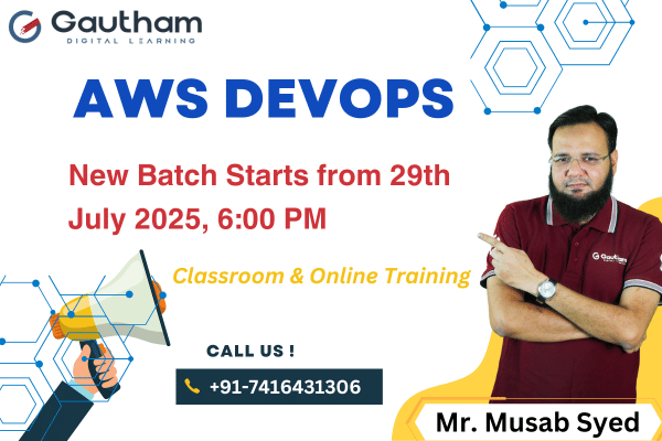 AWS DevOps Live Classes : New Batch Starts from 29th July 2025, 6:00 PM cover