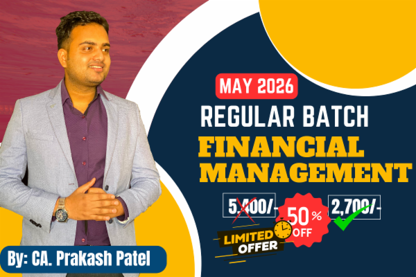 CA Inter Financial Management by CA Prakash Patel
