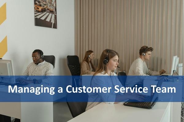 Managing a Customer Service Team cover