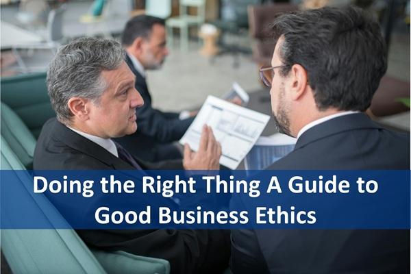 Doing the Right Thing A Guide to Good Business Ethics cover
