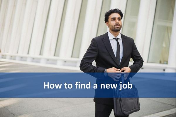 How to find a new job cover