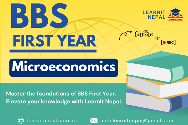 BBS First Year - Micro Economics - LearnIt Nepal cover