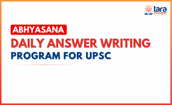 Abhyasana - Daily Answer Writing Program For UPSC cover