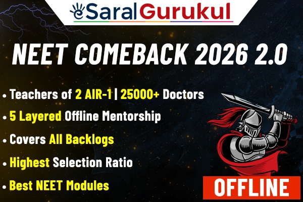 NEET 2026 Comeback 2.0 Gurukul cover