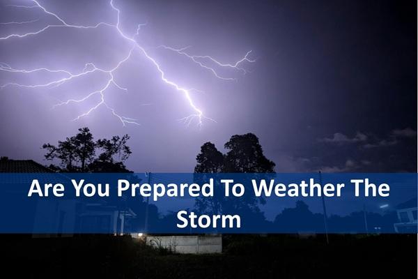 Are You Prepared To Weather The Storm cover