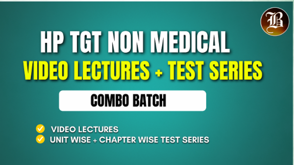HP TGT NON MEDICAL VIDEO LECTURES+TEST SERIES COMBO PACK cover