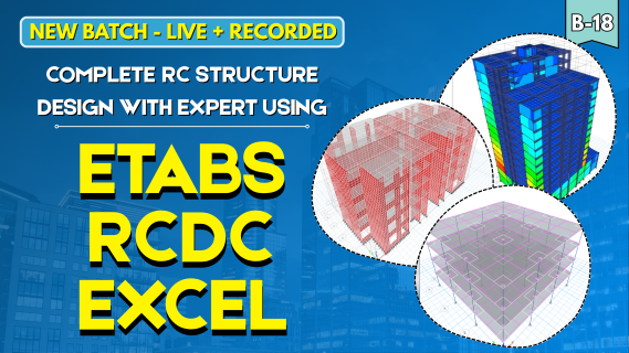 CSI ETABS I RCDC I EXCEL - B18 cover