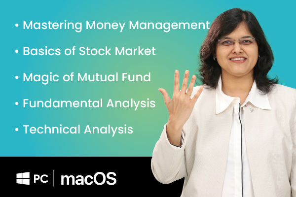 Mastering Money Management + Basics of Stock Market + Magic of Mutual Fund + Fundamental Analysis + Technical Analysis (For Windows PC & MacOS) (BOSM + FA + TA + MMM + MMF - English) cover