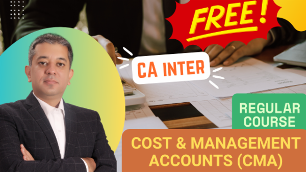 FREE COMPLETE COST & MANAGEMENT ACCOUNTING (CMA) of CA INTER - Full English cover