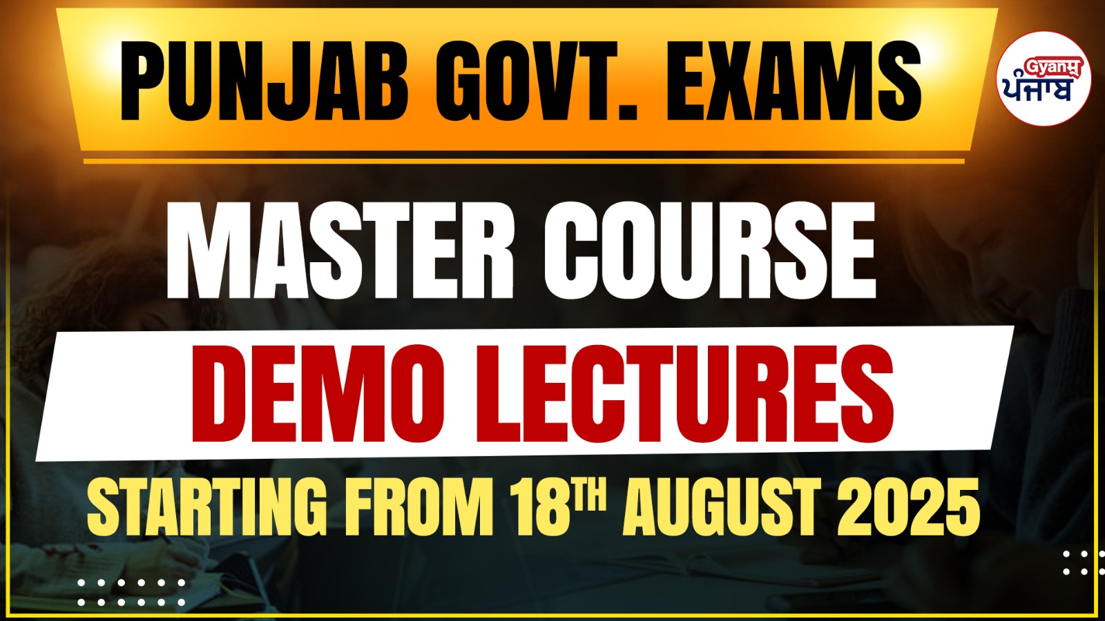 Punjab Govt Exams Course Demo Lecture cover