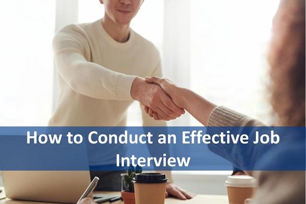 How to Conduct an Effective Job Interview cover