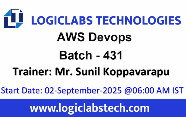 AWS Devops By Mr. Sunil Koppavarapu - Batch - 431 cover