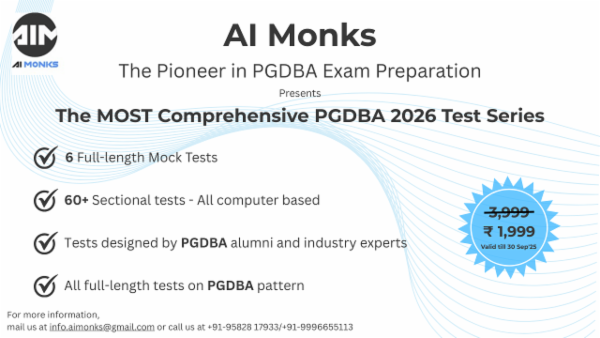 PGDBA 2026 Mock Test Series Package cover