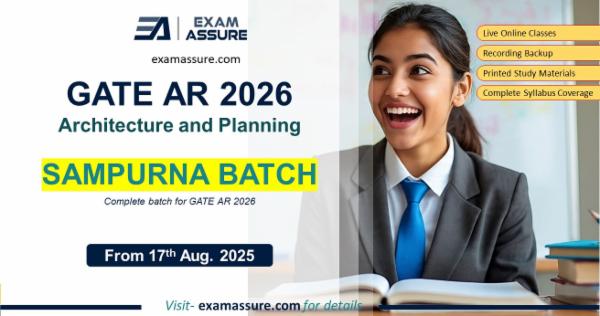 GATE Architecture and Planning 2026 (Sampurna Batch) by Exam Assure Classes cover