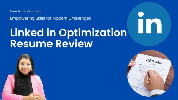LinkedIn Optimization and Resume Review cover