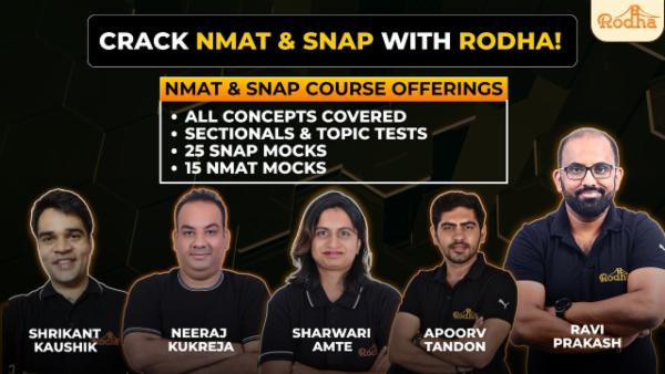 NMAT | SNAP 2025 Crash Course With 25 SNAP & 15 NMAT Mocks cover