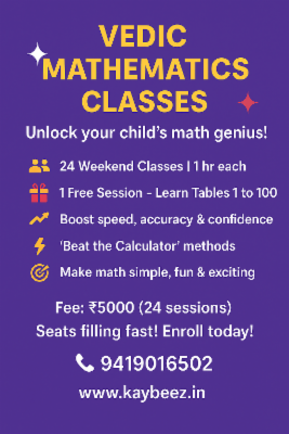 Vedic Mathematics Classes cover