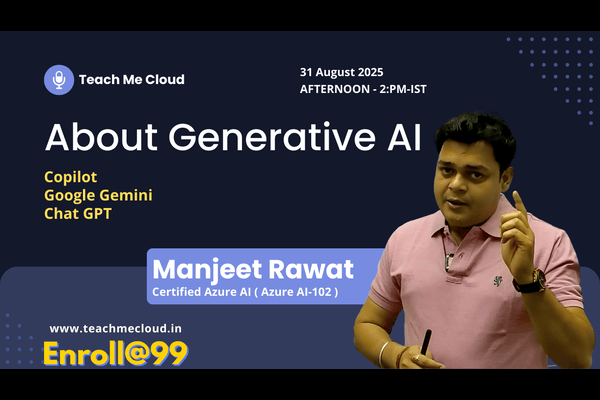 Generative AI Live 2Hrs Webinar | How to use AI for troubleshooting. cover