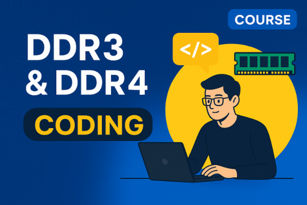 Master DDR3 & DDR4 from Fundamentals to Subsystem Architecture!: coding only cover