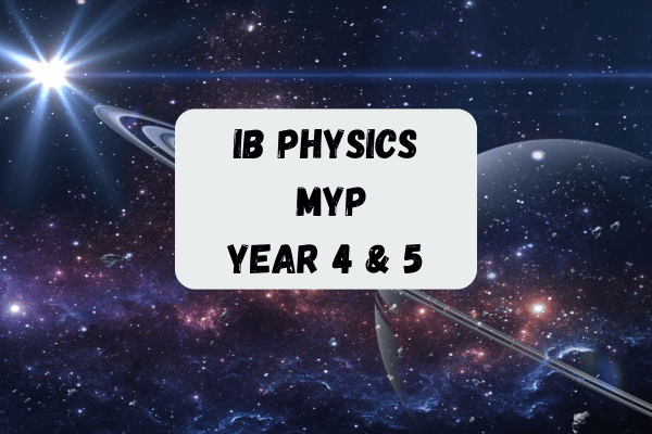 IB Physics for Middle Year Programme 4 and 5 cover