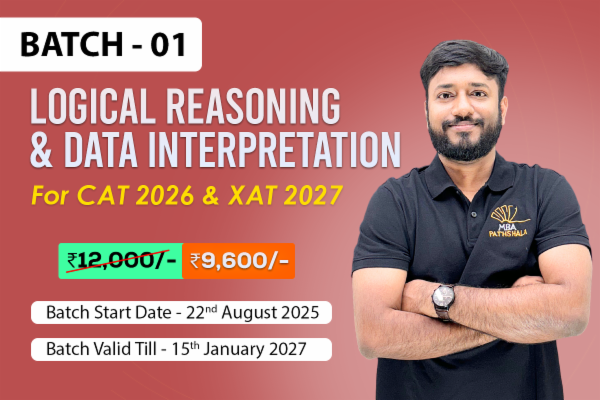 Complete Logical Reasoning & Data Interpretation (Batch 01) for CAT 2026 & XAT 2027 by Vijay Sir cover