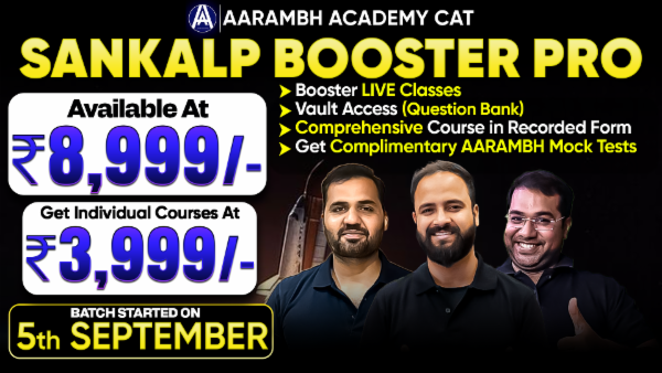 Booster Pro for CAT 2025 cover