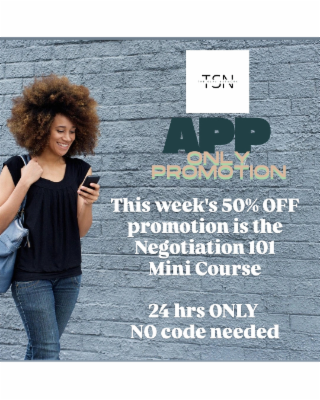 App Only 50%- Negotiation 101 - Mini Course cover